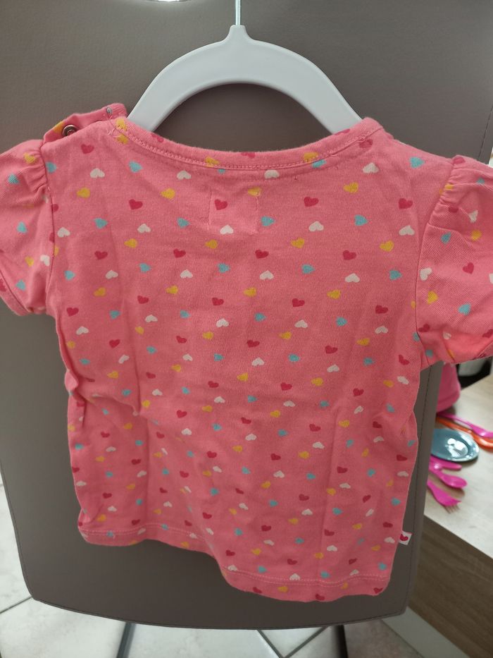 Tee-shirt mots d'enfants 6 mois - photo numéro 3