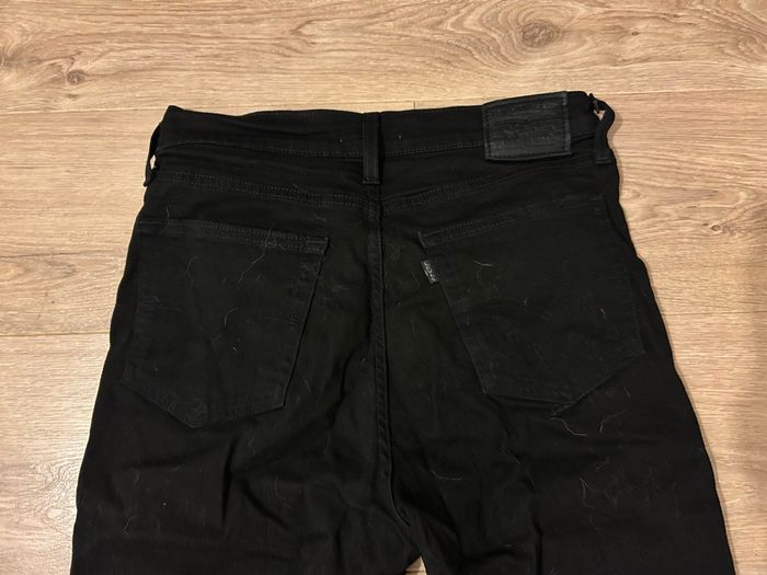 Jean LEVIS 724 Taille haute Droit Noir - photo numéro 4