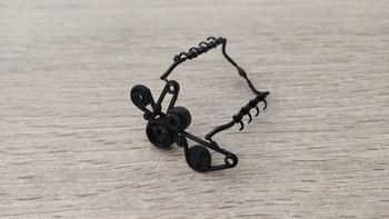 Partie moteur 1 pièce détachée miniature Bburago Burago Chevrolet Corvette C5 1997 coupé 1/18 1/18e