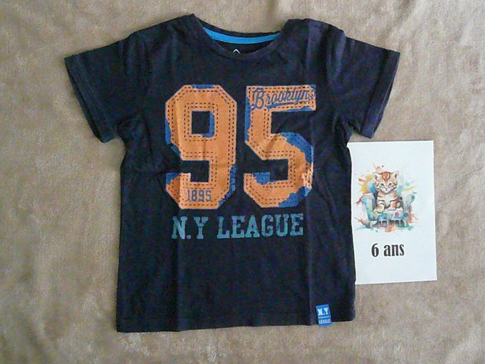 Lot de 2 tee-shirts garçon 6 ans (n°26) - photo numéro 2