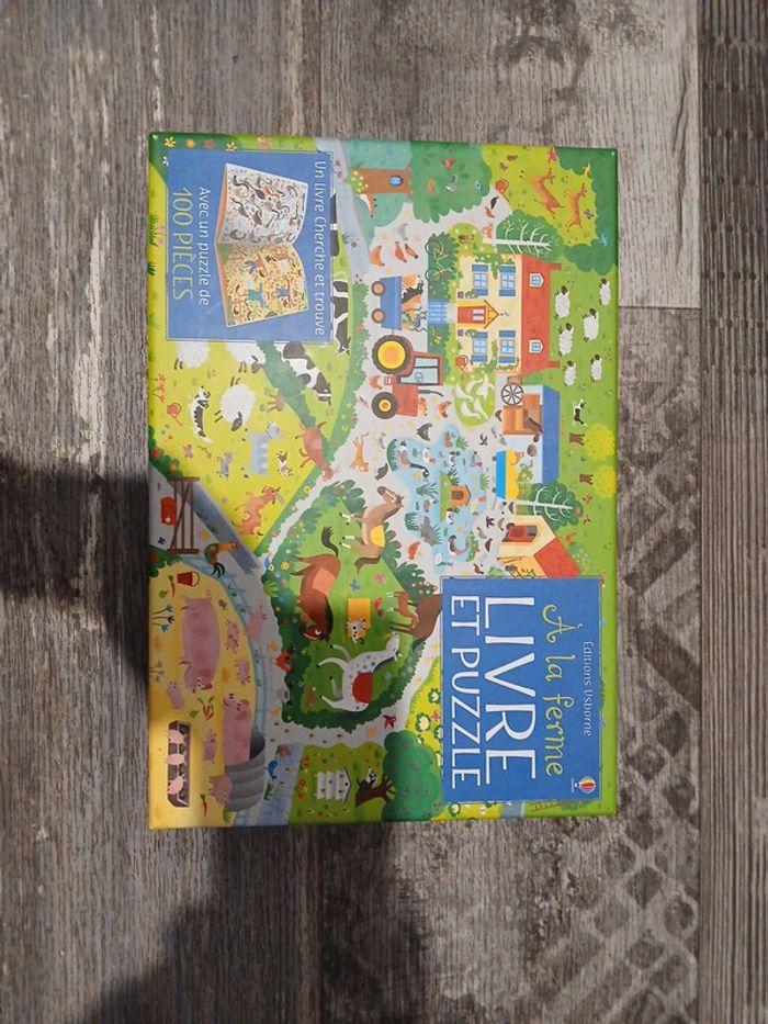 A la ferme livre et puzzle - photo numéro 5