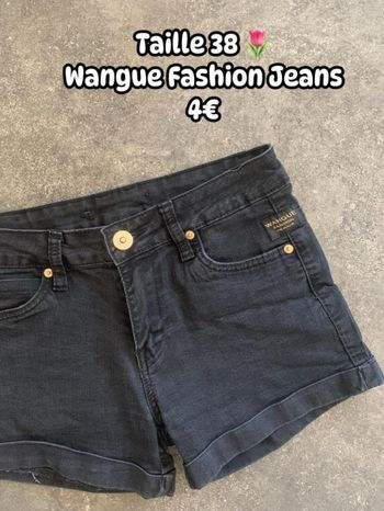 Short 🌷 Taille 38 🌷 Wangue Fashion Jeans