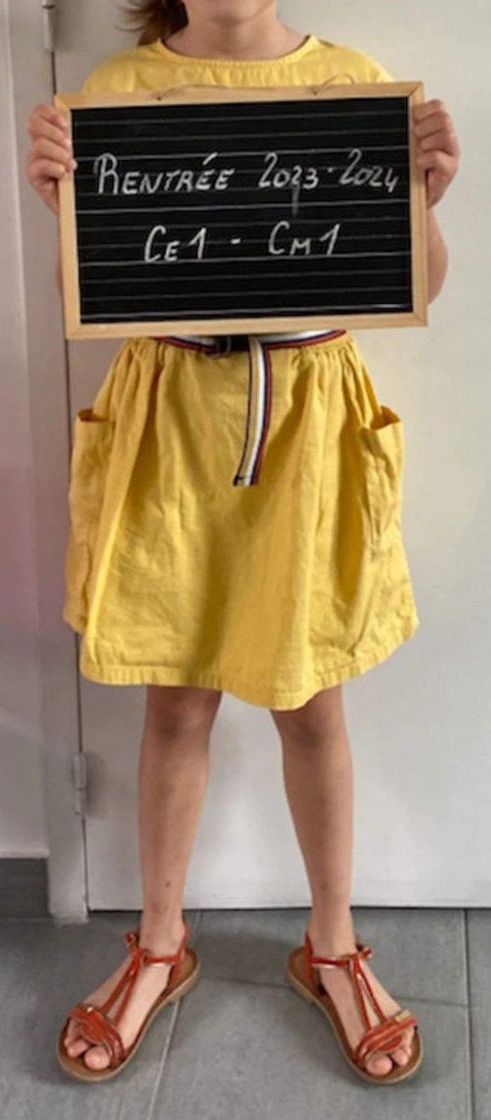 Robe jaune TAO - 6 ans - photo numéro 2