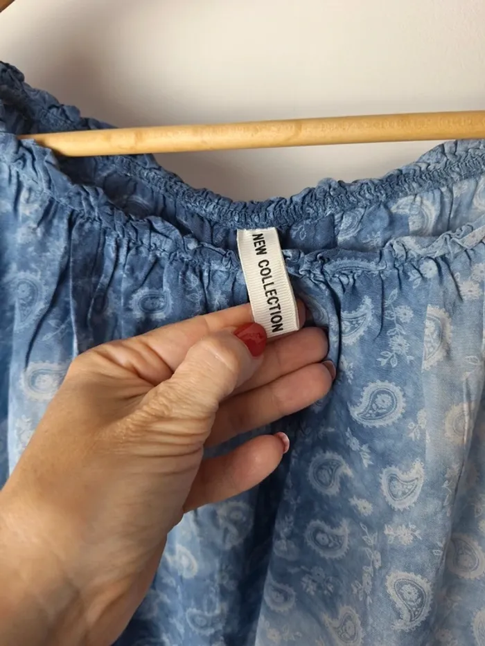 Blouse manche 3/4 légère taimle unique - photo numéro 4