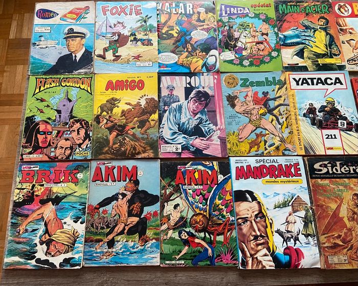 Lot de 21 bd comics petit format - photo numéro 2