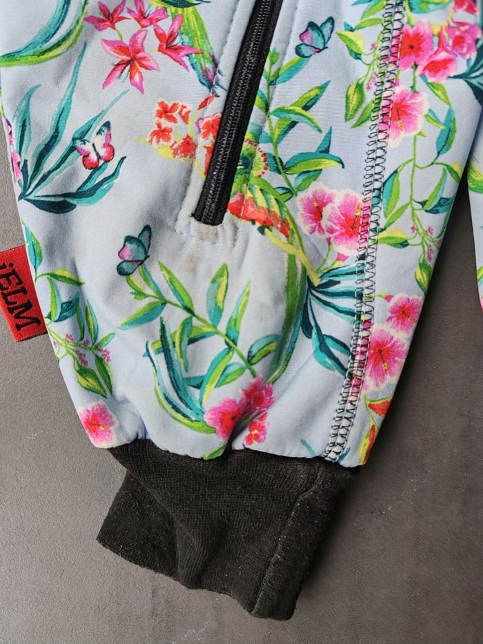 Combinaison de pluie IELM fleurs roses - photo numéro 3