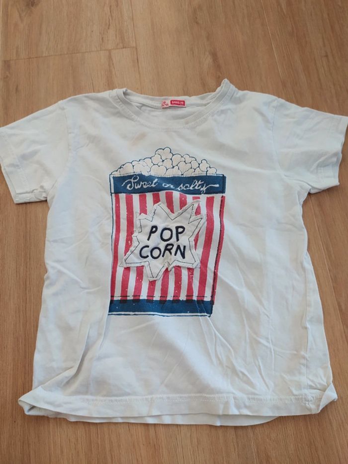 Lot de 5 t-shirt 5 ans pop corn / monstre - photo numéro 4