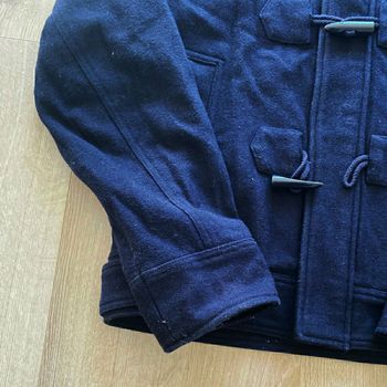 CK Calvin Klein Duffle-coat Manteau 3/4 Bleu marine Homme Exclusive Vintage Très bon état (Taille L)