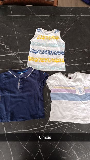 Lots de hauts et des vestes garçon 6 mois
