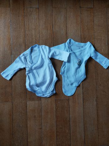 Lot de 2 body 0 mois