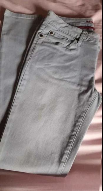 Pantalon toile  bleu ciel