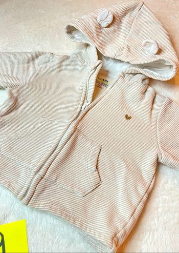 Gilet doré chaud capuche