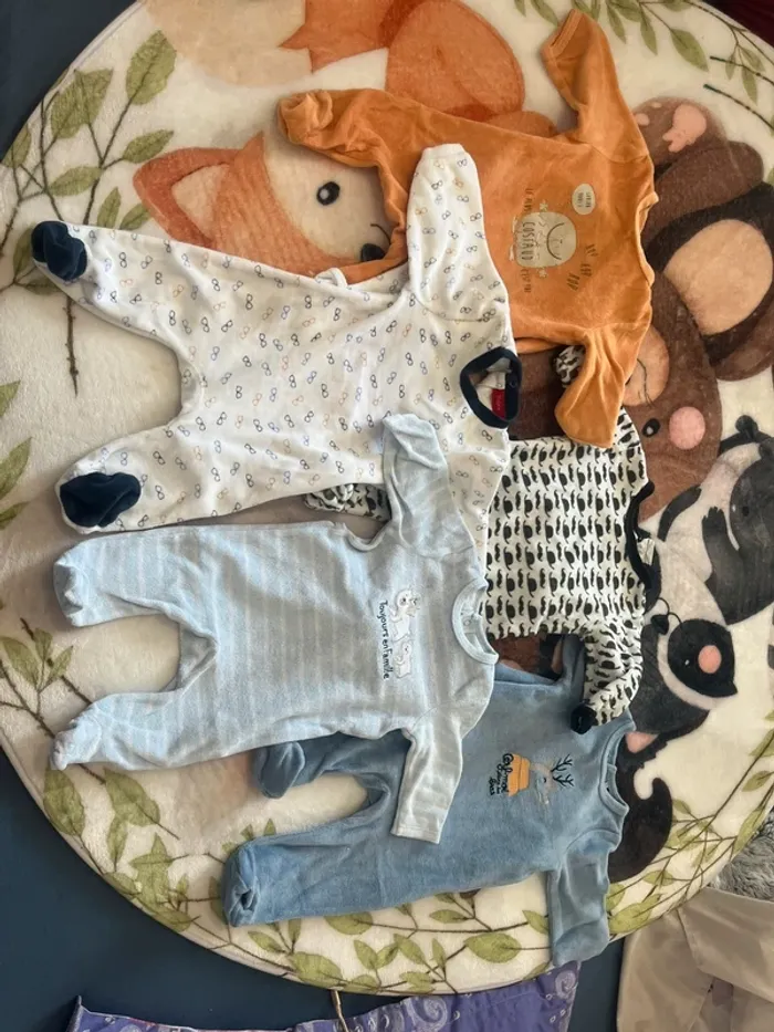 LOT PYJAMA HIVER BEBE GARCON