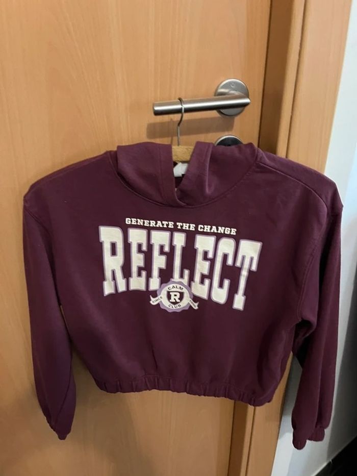 Sweat à capuche fille h&m 11/12 ans - photo numéro 3