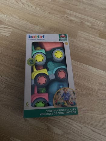 Jouet voiture de construction sans bpa