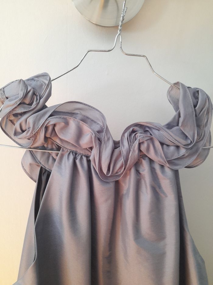 Robe cérémonie grise - photo numéro 4