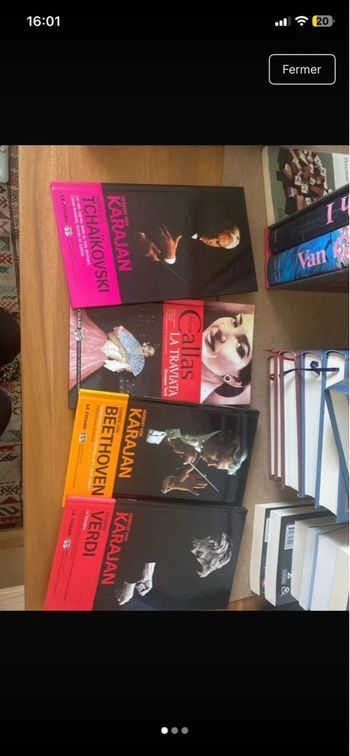 Lot 4 Livres-CD Musique Classique & Opéra - Le Figaro
