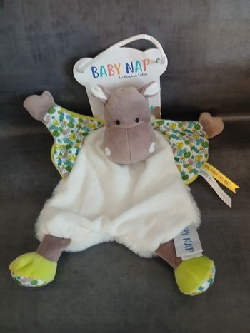 doudou bebe hippopotame garcon baby nat 0 mois