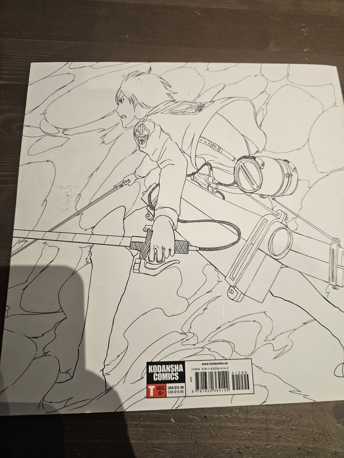 Coloriage manga l'attaque des titans - photo numéro 7