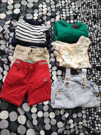 Lot vêtements bébé garçon