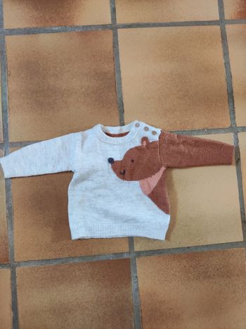 Pull ourson 6 mois