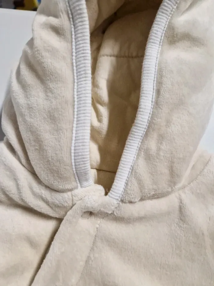 Combi bébé hiver mixte Kitchoun beige 67 cm - photo numéro 3