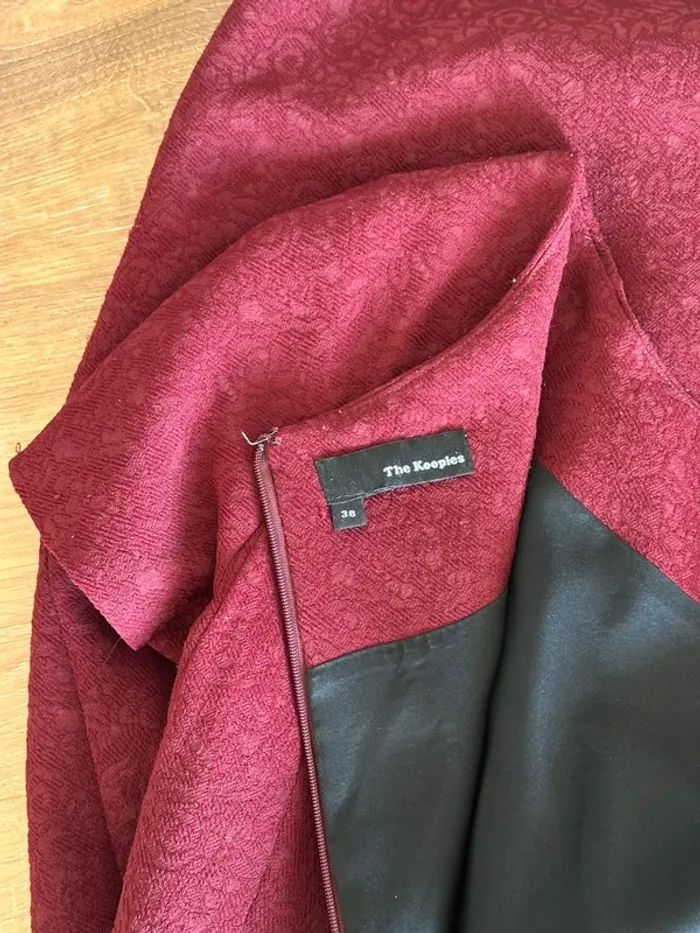 Robe The Kooples lie de vin taille 38 - photo numéro 5