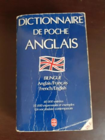 Dictionnaire anglais