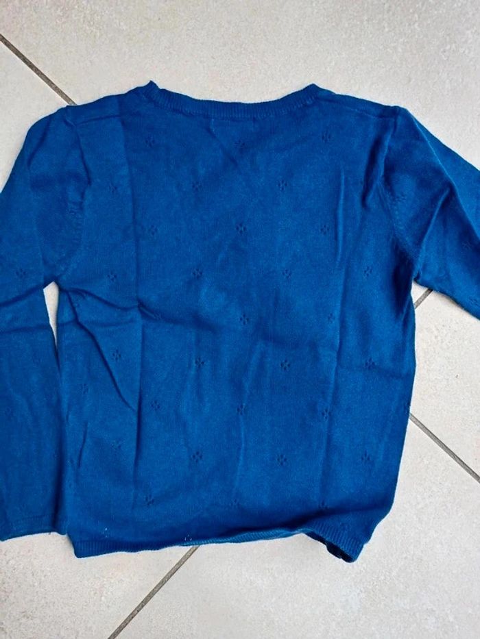 Gilet bleu 6 ans - photo numéro 5