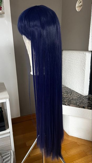 perruque bleu marine