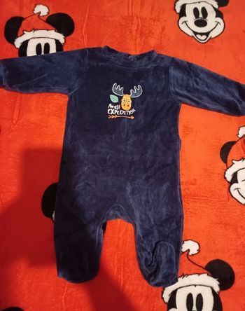 🧸Pyjama de Noël 1 pièce taille 3 mois Pommette