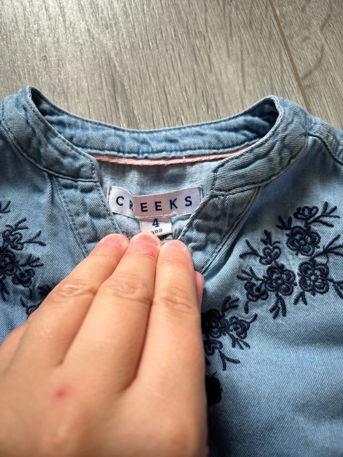 Robe pull jean 4 ans - photo numéro 2