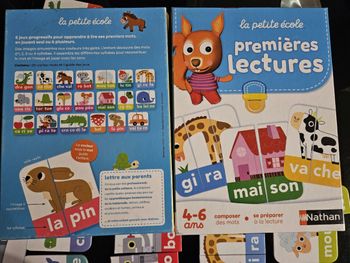 Jeu "Mes premières lectures"