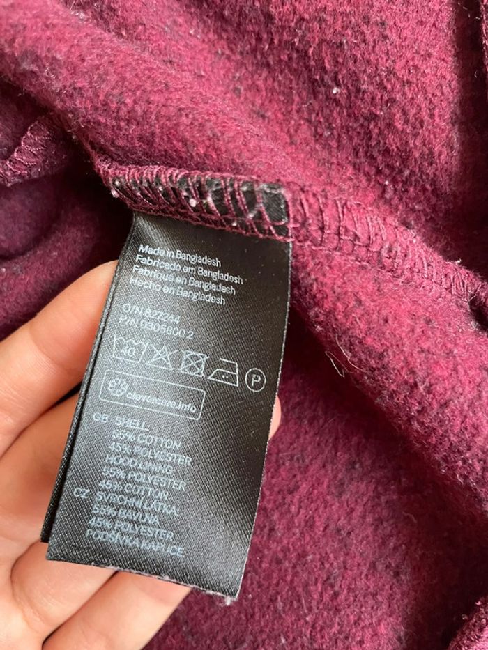 Veste de sport bordeaux 38 - photo numéro 4