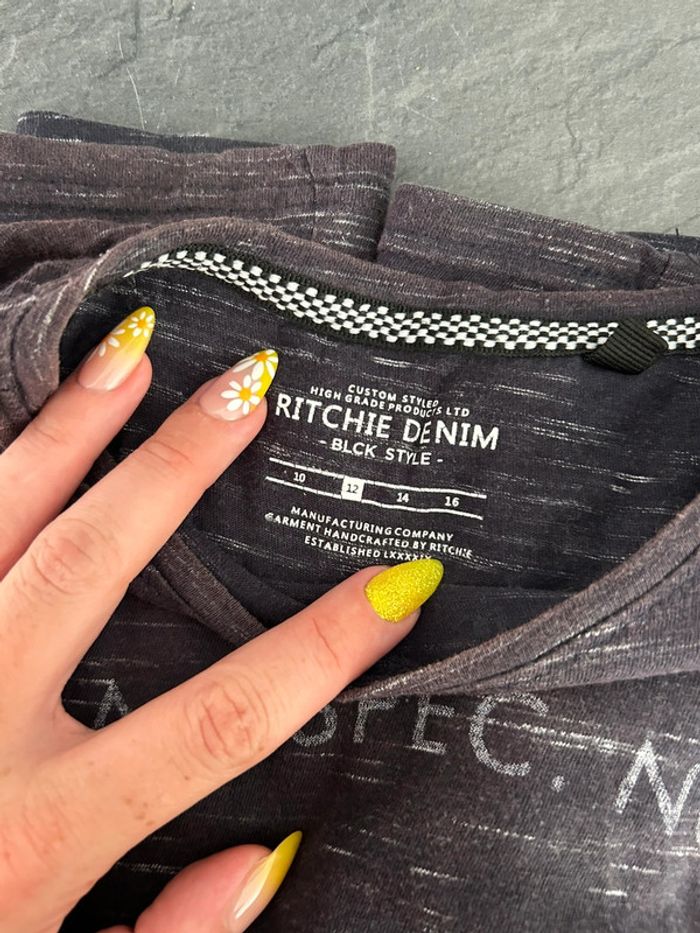 T-shirt ~ritchie denim ~ 12 ans - photo numéro 3