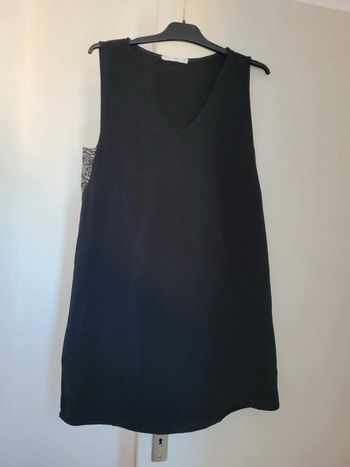 Robe noire manche courte