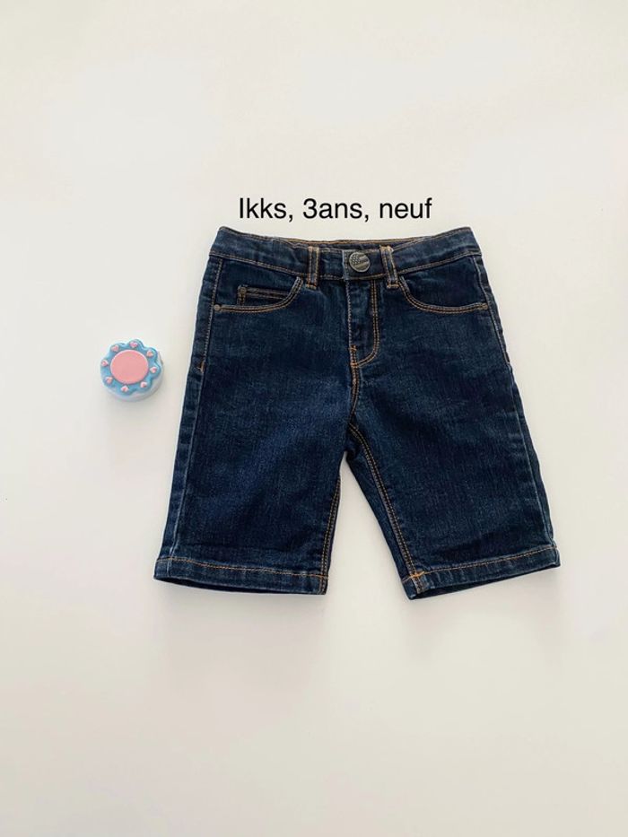 Bermuda jean ikks neuf 3 ans
