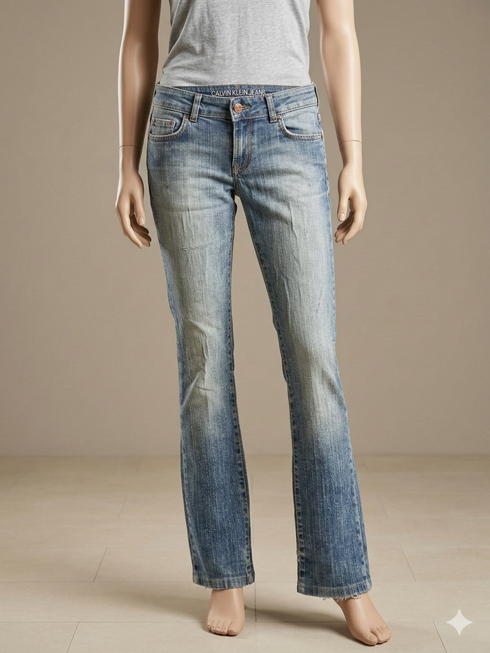 Jean bleu clair déchiré d'origine Taille 36 Zara - photo numéro 1