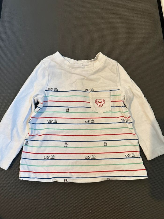 T-shirt manches longues bébé garçon 12 mois