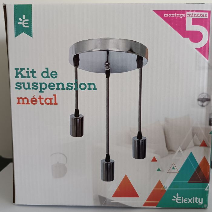 Suspension en métal - Luminaire moderne - photo numéro 3