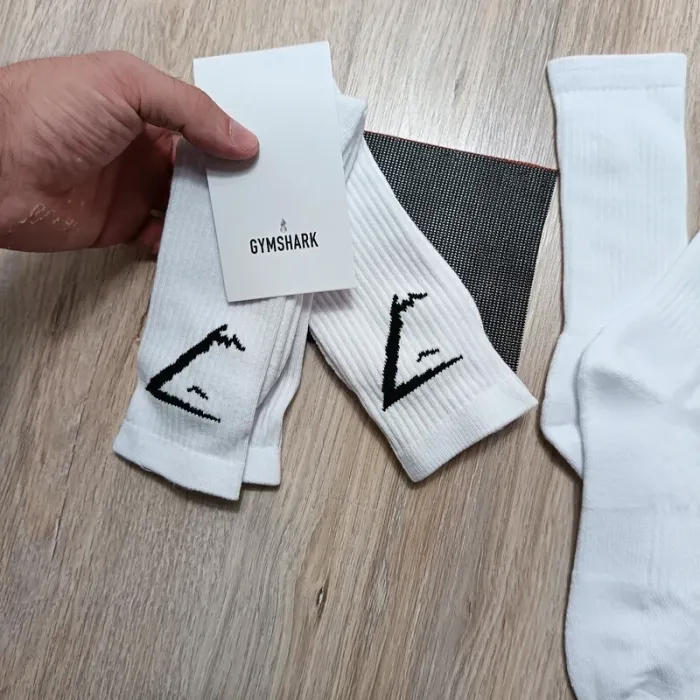Chaussette gymshark blanche lots x3 - photo numéro 3