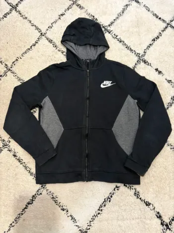 Full Zip Nike noir et gris Taille L enfant / XS adulte