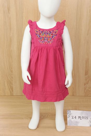 Robe Sergent Major - 24mois rose