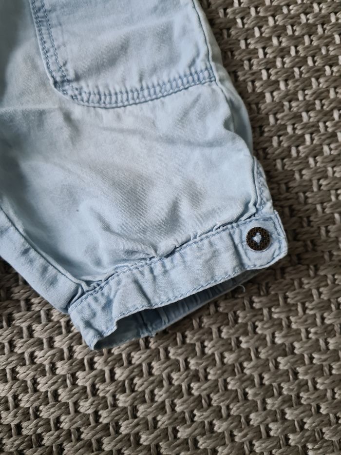 Short jean léger bleu clair mixte - 9 mois - photo numéro 5