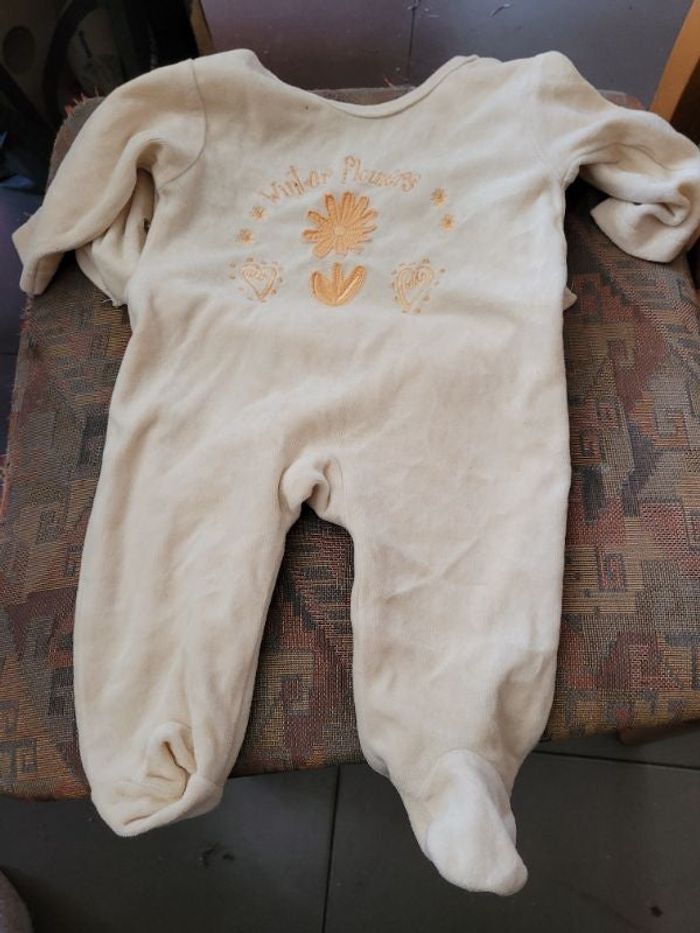 Pyjama velours 3 mois