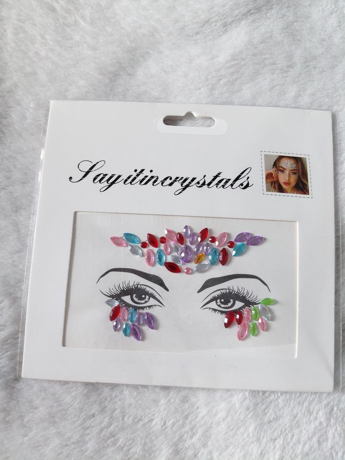 Autocollants bijoux a strass