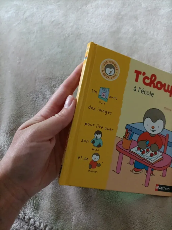 Livre T'choupi à l'école - histoire à deux voix - photo numéro 7
