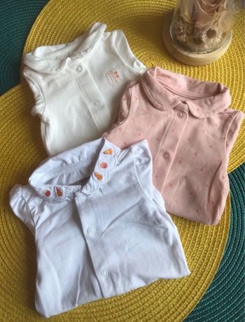 Lot bodies orchestra fille 3 mois