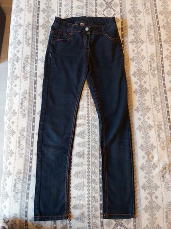 Jean bleu foncé tape à l'œil 10 ans