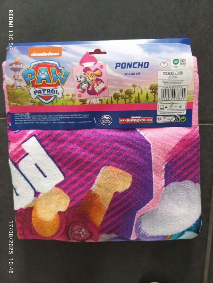 Poncho de bain Stella pat patrouille - photo numéro 3